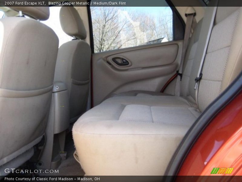 Blazing Copper Metallic / Medium/Dark Flint 2007 Ford Escape XLT