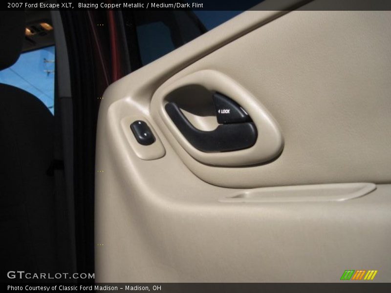Blazing Copper Metallic / Medium/Dark Flint 2007 Ford Escape XLT