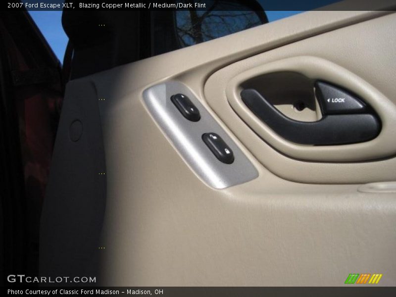 Blazing Copper Metallic / Medium/Dark Flint 2007 Ford Escape XLT