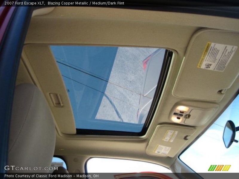 Blazing Copper Metallic / Medium/Dark Flint 2007 Ford Escape XLT