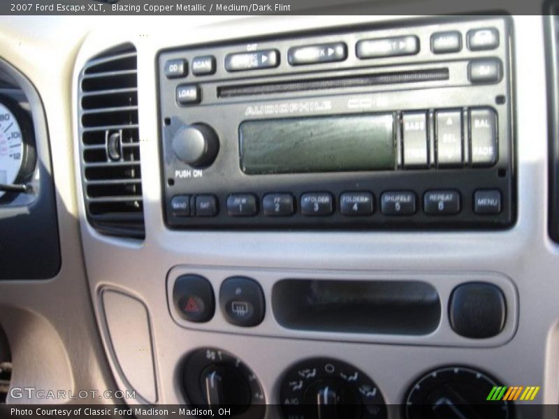 Blazing Copper Metallic / Medium/Dark Flint 2007 Ford Escape XLT