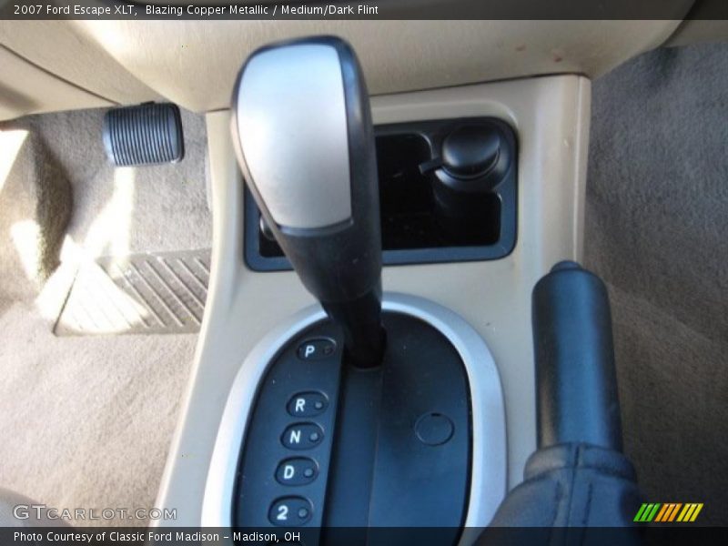 Blazing Copper Metallic / Medium/Dark Flint 2007 Ford Escape XLT