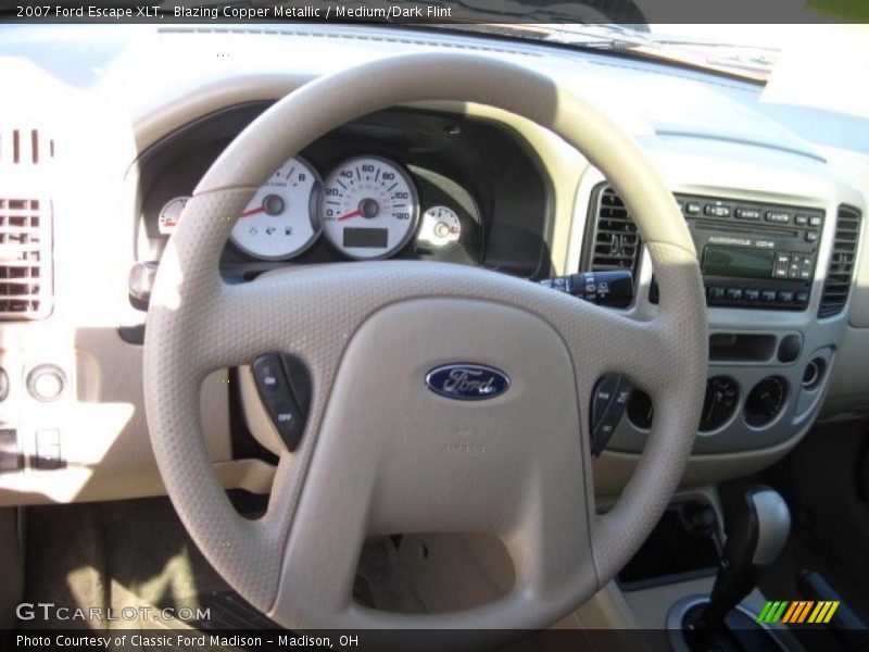 Blazing Copper Metallic / Medium/Dark Flint 2007 Ford Escape XLT