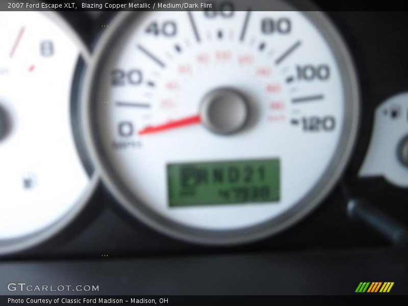 Blazing Copper Metallic / Medium/Dark Flint 2007 Ford Escape XLT