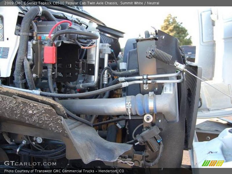 Summit White / Neutral 2009 GMC C Series Topkick C8500 Regular Cab Twin Axle Chassis