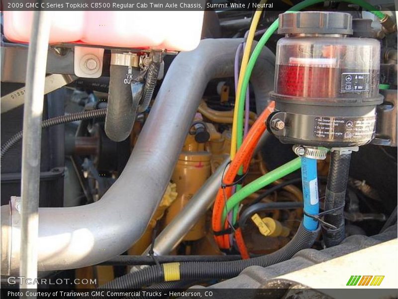 Summit White / Neutral 2009 GMC C Series Topkick C8500 Regular Cab Twin Axle Chassis
