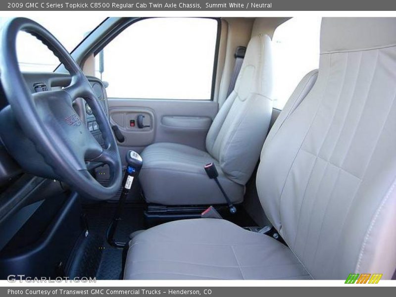 Summit White / Neutral 2009 GMC C Series Topkick C8500 Regular Cab Twin Axle Chassis