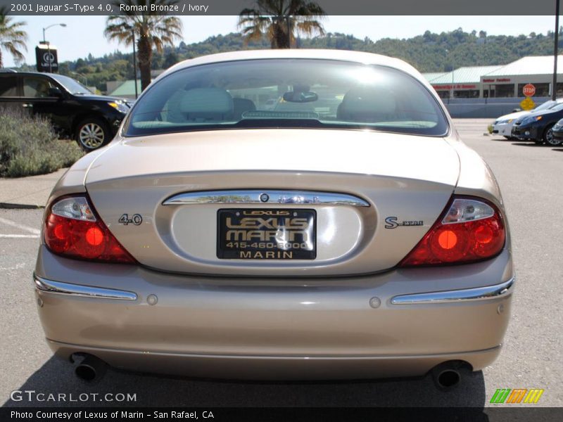 Roman Bronze / Ivory 2001 Jaguar S-Type 4.0