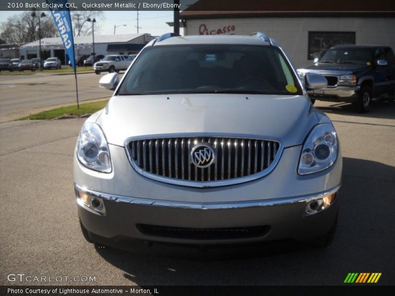 Quicksilver Metallic / Ebony/Ebony 2010 Buick Enclave CXL