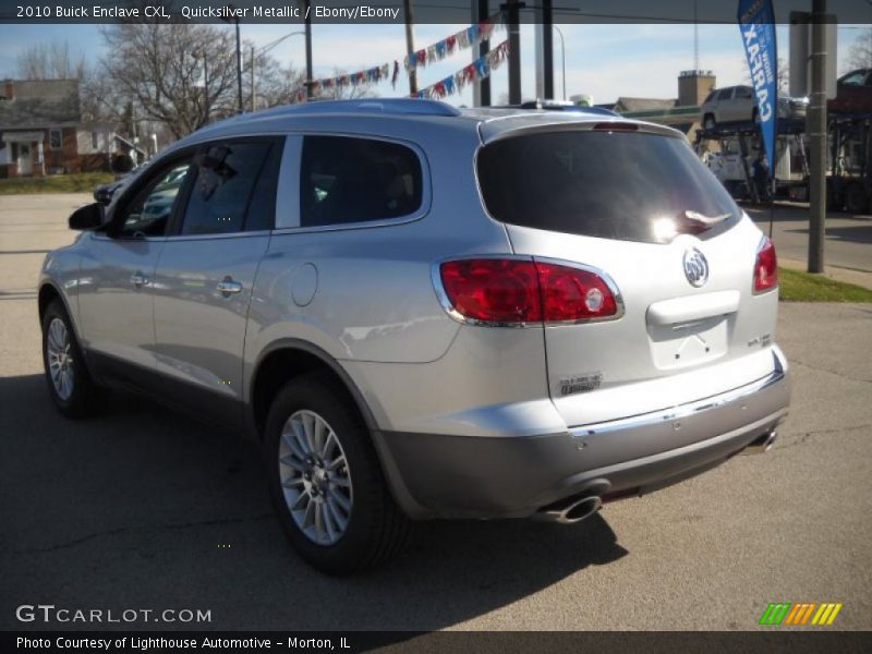 Quicksilver Metallic / Ebony/Ebony 2010 Buick Enclave CXL