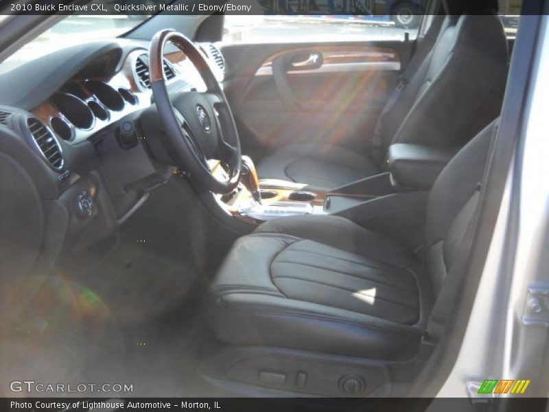 Quicksilver Metallic / Ebony/Ebony 2010 Buick Enclave CXL
