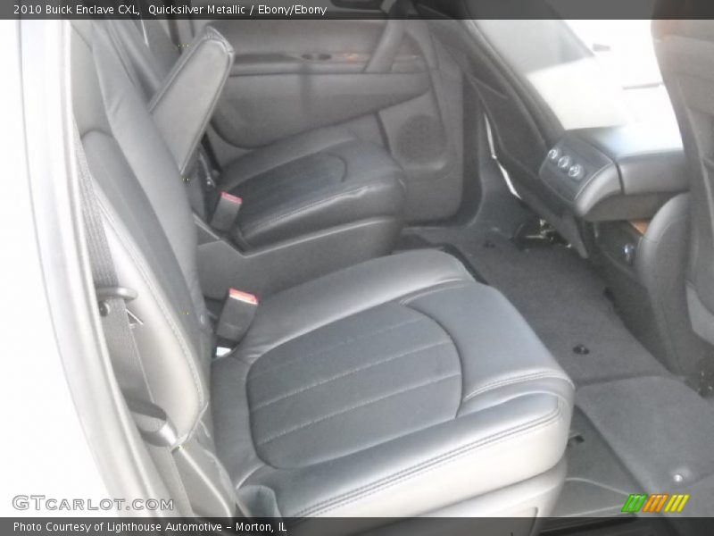 Quicksilver Metallic / Ebony/Ebony 2010 Buick Enclave CXL