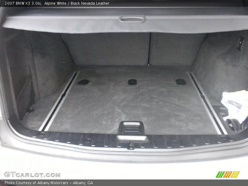Alpine White / Black Nevada Leather 2007 BMW X3 3.0si