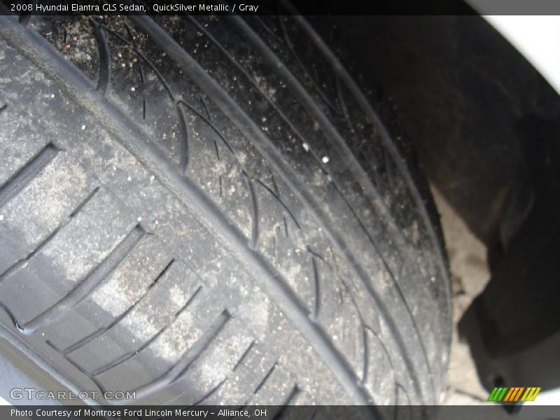 QuickSilver Metallic / Gray 2008 Hyundai Elantra GLS Sedan