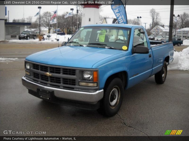 Light Quasar Blue Metallic / Blue 1995 Chevrolet C/K 2500 C2500 Regular Cab