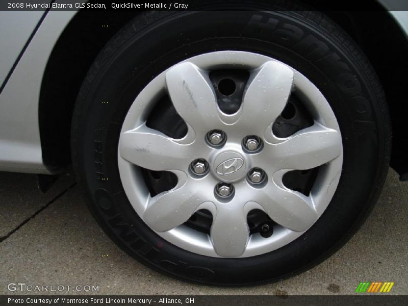 QuickSilver Metallic / Gray 2008 Hyundai Elantra GLS Sedan