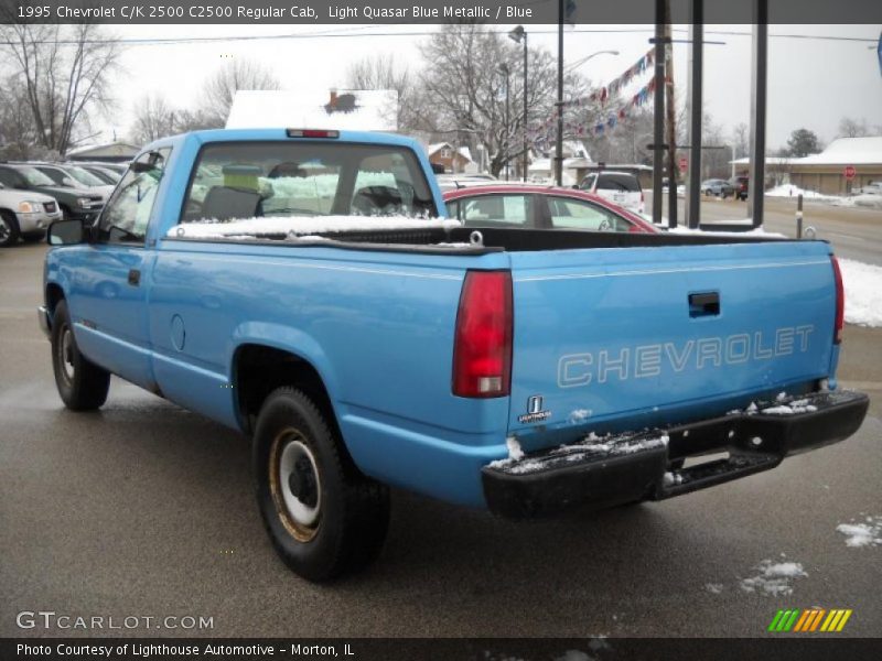 Light Quasar Blue Metallic / Blue 1995 Chevrolet C/K 2500 C2500 Regular Cab