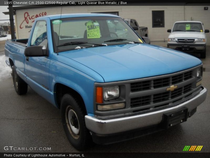 Light Quasar Blue Metallic / Blue 1995 Chevrolet C/K 2500 C2500 Regular Cab