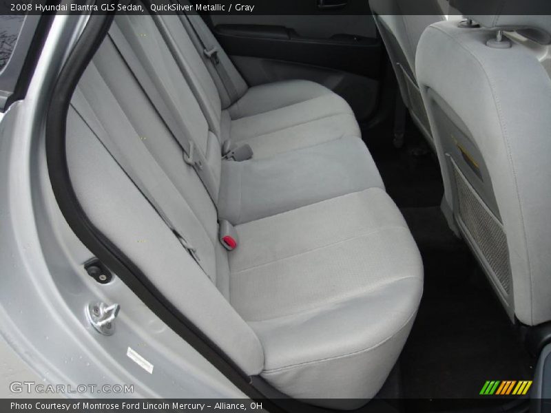 QuickSilver Metallic / Gray 2008 Hyundai Elantra GLS Sedan