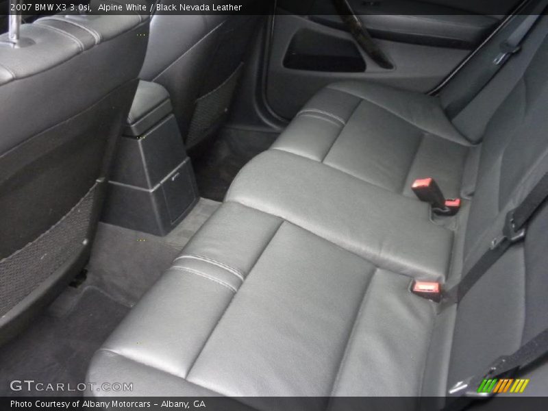 Alpine White / Black Nevada Leather 2007 BMW X3 3.0si