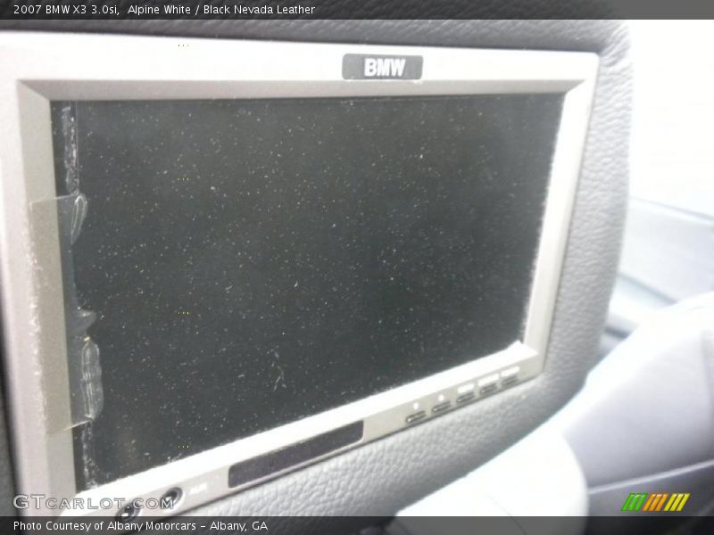 Alpine White / Black Nevada Leather 2007 BMW X3 3.0si