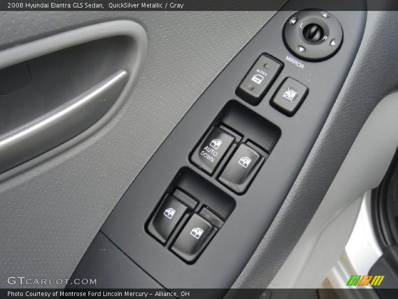 QuickSilver Metallic / Gray 2008 Hyundai Elantra GLS Sedan