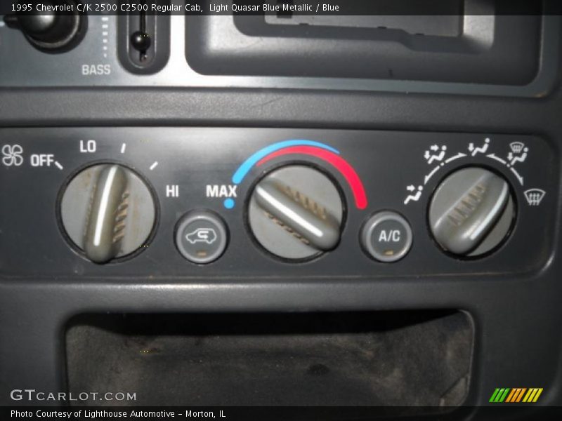 Light Quasar Blue Metallic / Blue 1995 Chevrolet C/K 2500 C2500 Regular Cab