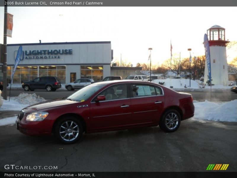 Crimson Red Pearl / Cashmere 2006 Buick Lucerne CXL