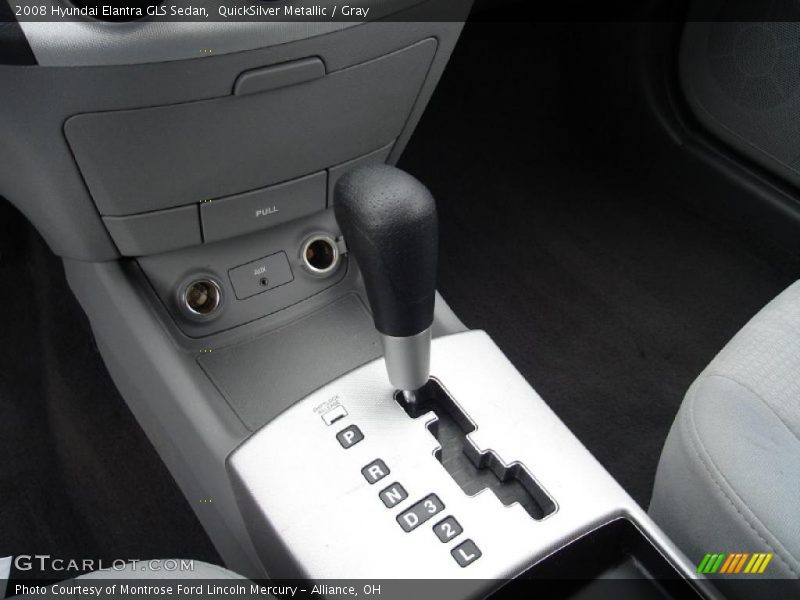 QuickSilver Metallic / Gray 2008 Hyundai Elantra GLS Sedan