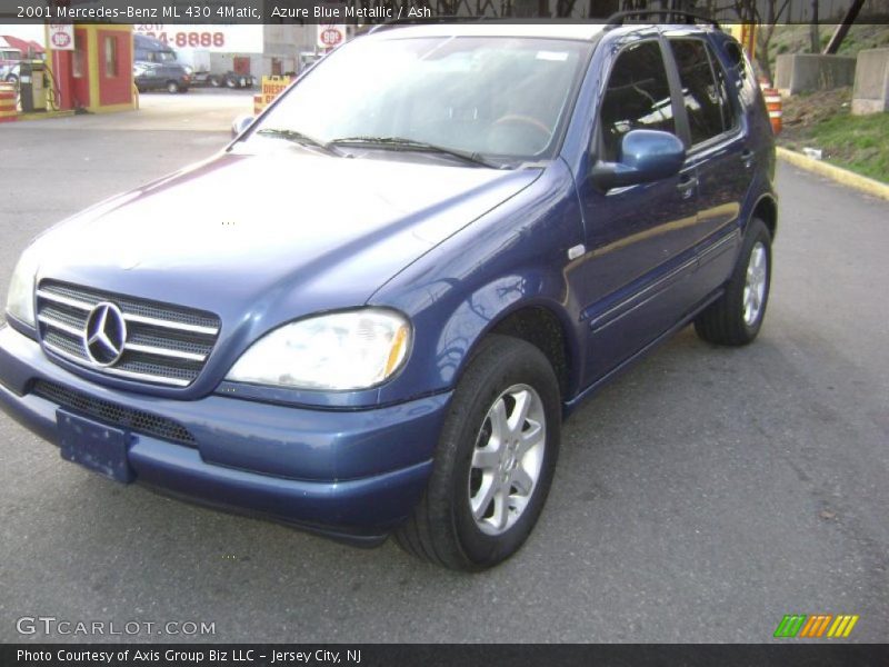 Azure Blue Metallic / Ash 2001 Mercedes-Benz ML 430 4Matic