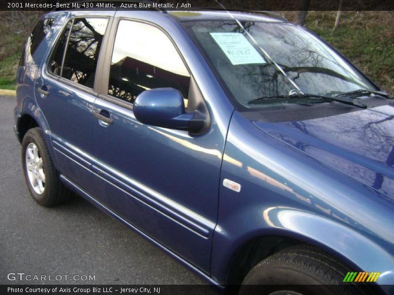 Azure Blue Metallic / Ash 2001 Mercedes-Benz ML 430 4Matic
