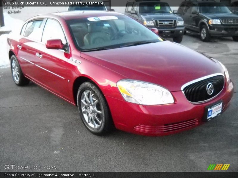 Crimson Red Pearl / Cashmere 2006 Buick Lucerne CXL