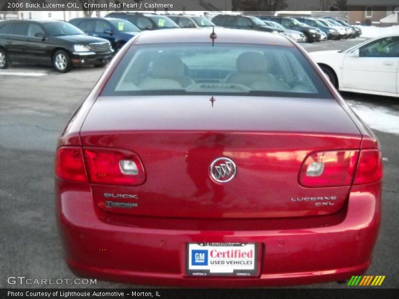 Crimson Red Pearl / Cashmere 2006 Buick Lucerne CXL