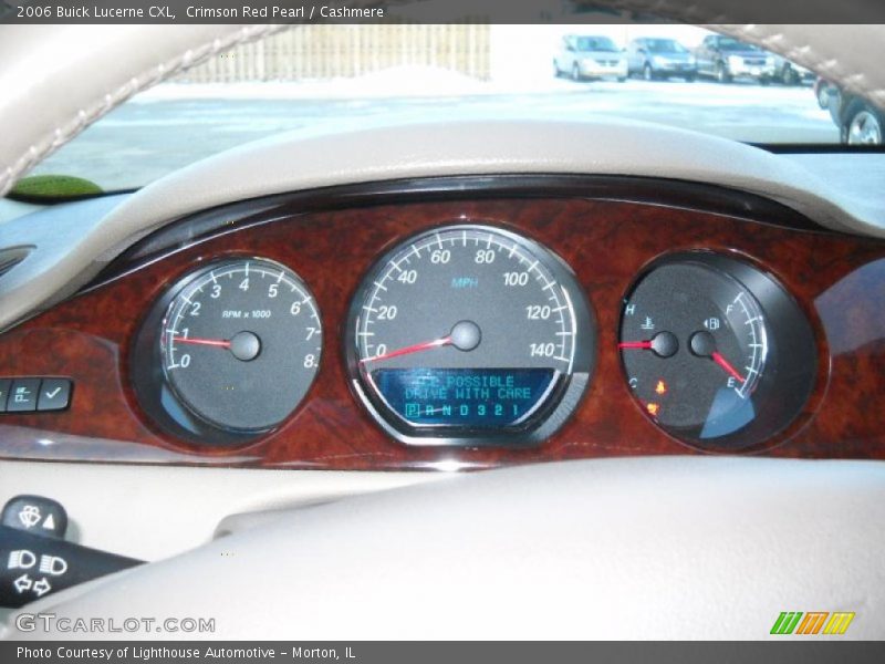 Crimson Red Pearl / Cashmere 2006 Buick Lucerne CXL