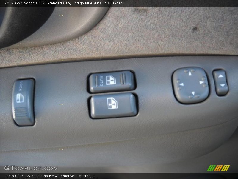 Indigo Blue Metallic / Pewter 2002 GMC Sonoma SLS Extended Cab