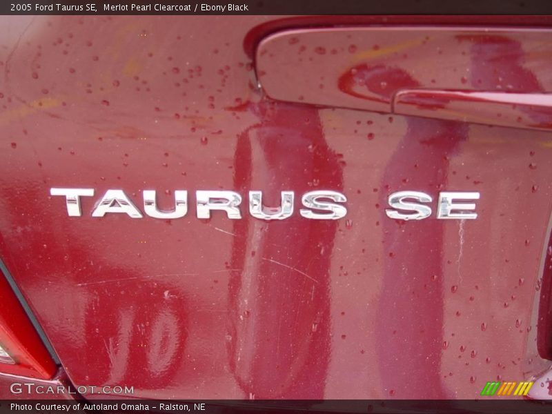 Merlot Pearl Clearcoat / Ebony Black 2005 Ford Taurus SE