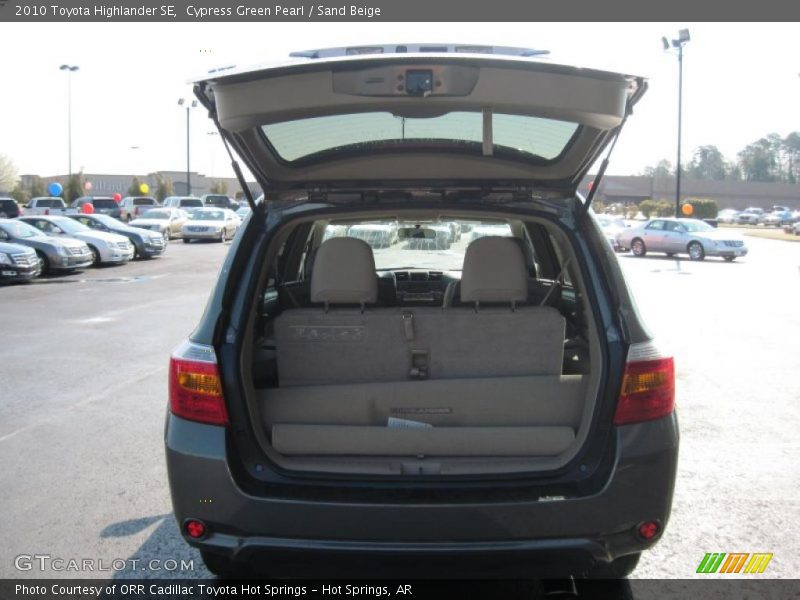 Cypress Green Pearl / Sand Beige 2010 Toyota Highlander SE