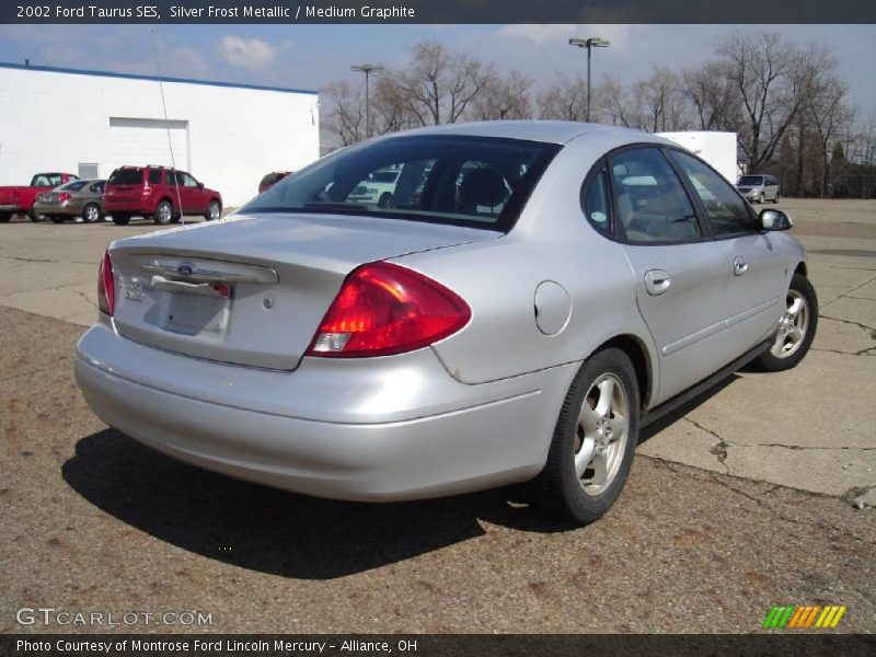 Silver Frost Metallic / Medium Graphite 2002 Ford Taurus SES