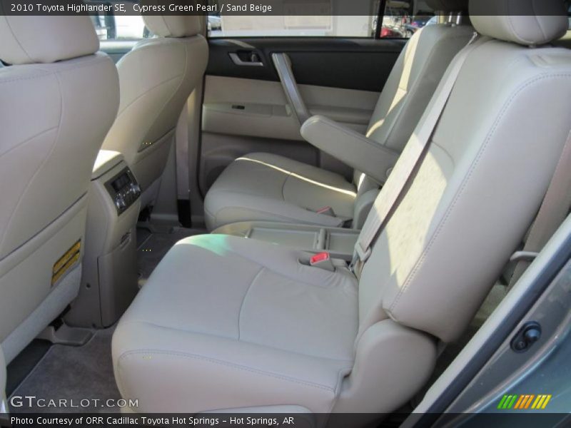 Cypress Green Pearl / Sand Beige 2010 Toyota Highlander SE