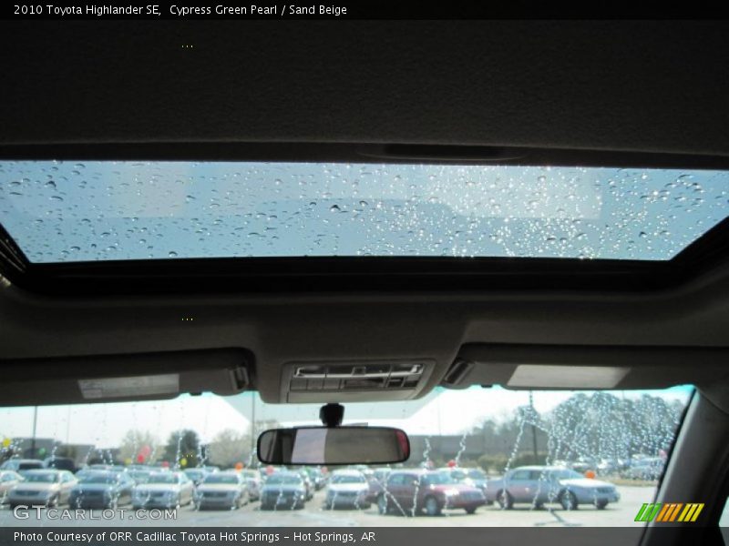 Cypress Green Pearl / Sand Beige 2010 Toyota Highlander SE