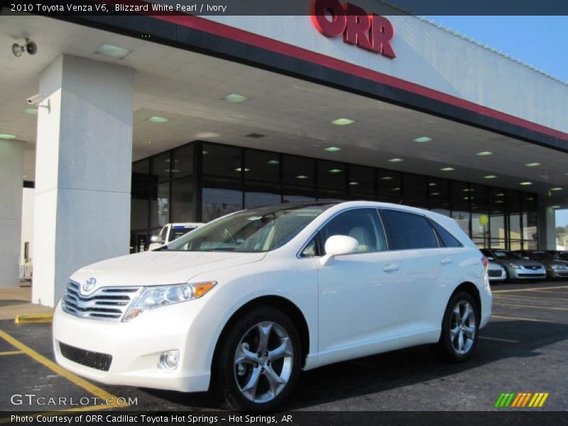 Blizzard White Pearl / Ivory 2010 Toyota Venza V6