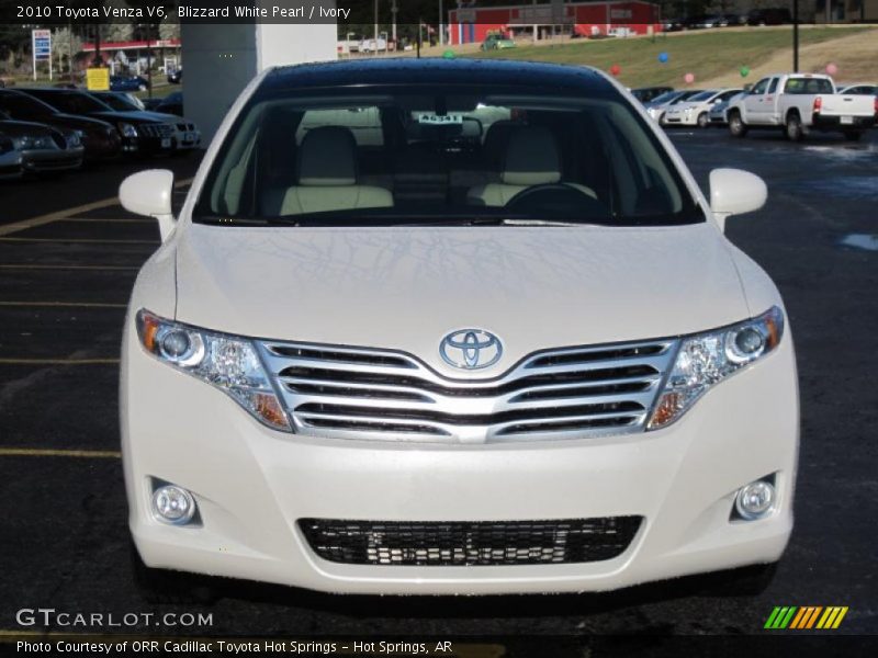 Blizzard White Pearl / Ivory 2010 Toyota Venza V6