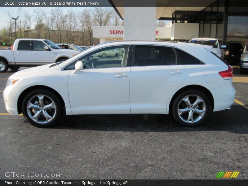 Blizzard White Pearl / Ivory 2010 Toyota Venza V6