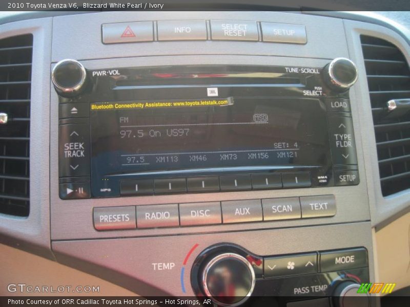 Blizzard White Pearl / Ivory 2010 Toyota Venza V6