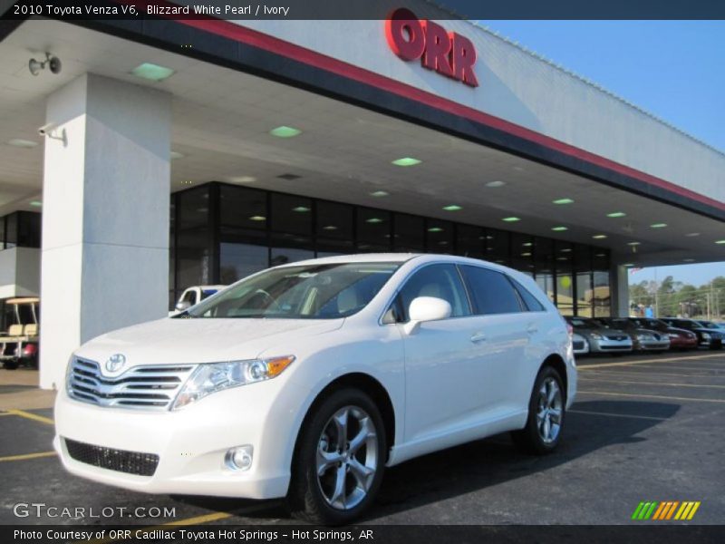 Blizzard White Pearl / Ivory 2010 Toyota Venza V6