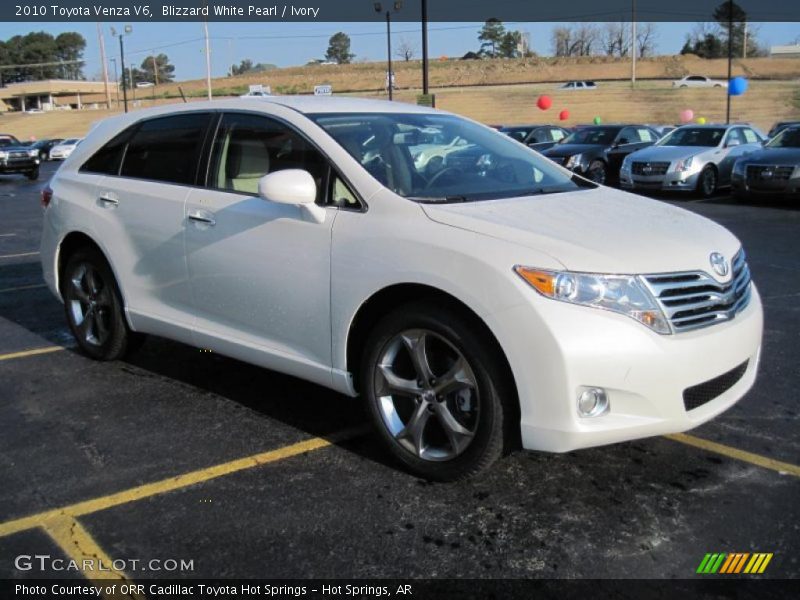 Blizzard White Pearl / Ivory 2010 Toyota Venza V6