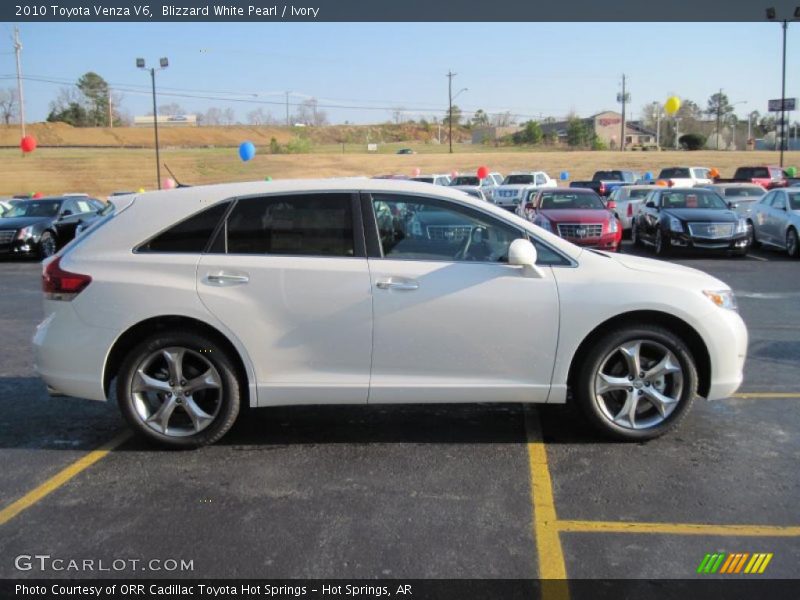 Blizzard White Pearl / Ivory 2010 Toyota Venza V6