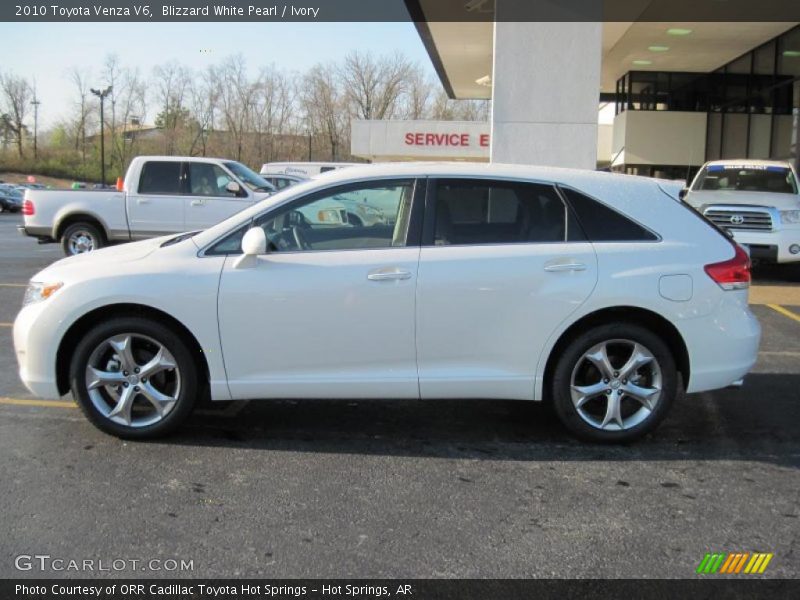 Blizzard White Pearl / Ivory 2010 Toyota Venza V6