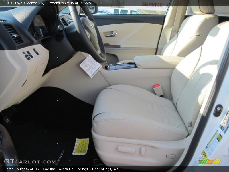 Blizzard White Pearl / Ivory 2010 Toyota Venza V6