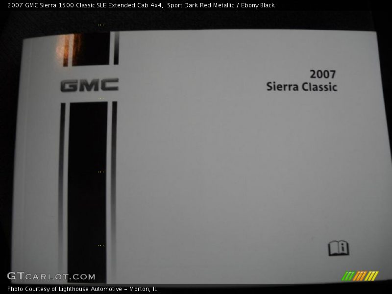 Sport Dark Red Metallic / Ebony Black 2007 GMC Sierra 1500 Classic SLE Extended Cab 4x4